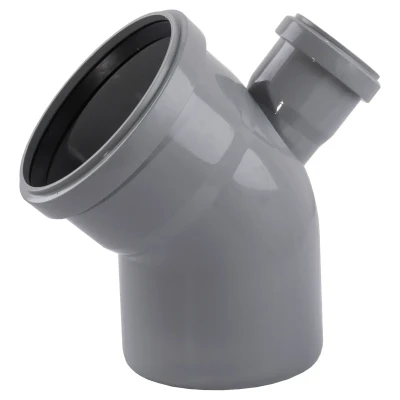 ::Коліно каналізаційне VSplast 110х45° +50х90°х135 вертикальне