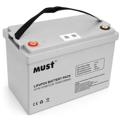 ::Акумуляторна батарея MUST LifeP04 LP15-12100 12.8V 100Ah (339х185х218) 12кг