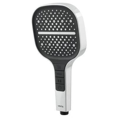 ::Лійка для душу VENTA BRK130BC3, 3 режима, 130 мм хром/чорний