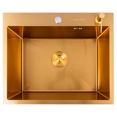 ::Мийка нержавійка PVD Gold DECOR Valeso Handmade 60*50