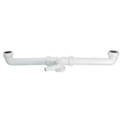 ::Підключення для двох мийок MCALPINE 1 1/2"х1 1/2" з трійником, з підкл.до пралки