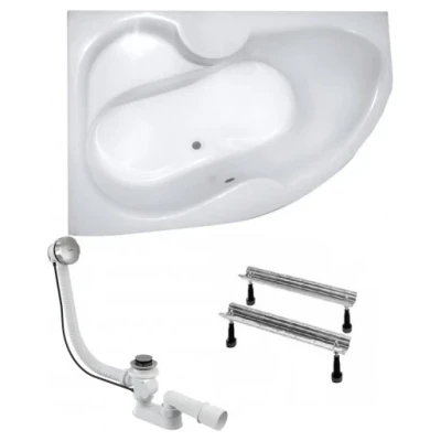 ::Ванна акрилова KOLLER POOL Montana 170х105 см. L сифон + ніжки