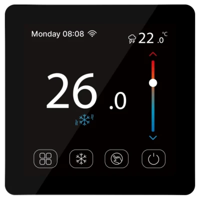::Термостат кімнатний сенсорний для котла TERVIX ProLine TouchScren з WiFi чорний