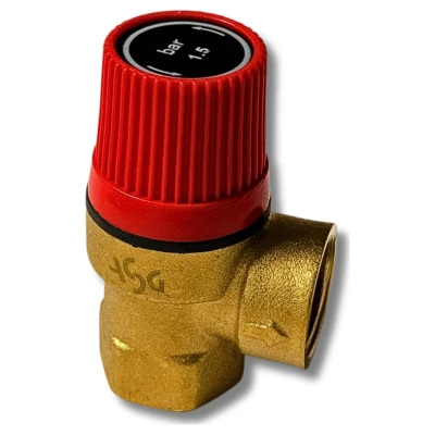 ::Клапан запобіжний ASG 1/2" 1,5 бар
