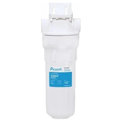 ::Фільтр колба непрозорого фільтра ECOSOFT 1/2" 30 атм. для холодної води без коробки