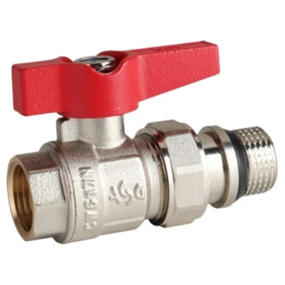 ::Кран кульовий ASG 1 1/4" з американкою пряма ручка