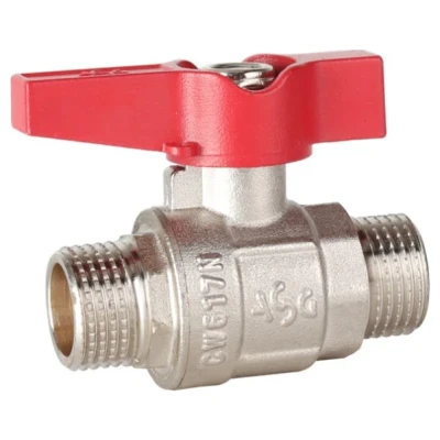 ::Кран кульовий ASG 1/2" ЗЗ метелик червоний