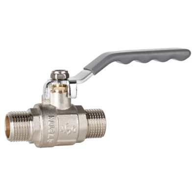 Аква-Дім::Кран кульовий ASG+ 1/2" ЗЗ ручка сіра