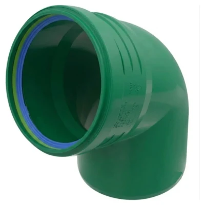 ::Коліно каналізаційне ASG R Line PP 110х67° зовнішнє (Зелене)