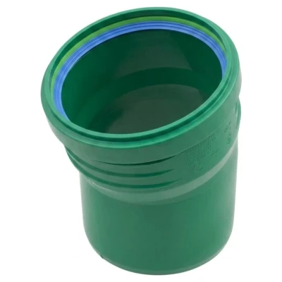 ::Коліно каналізаційне ASG R Line PP 160х15° зовнішнє (Зелене)