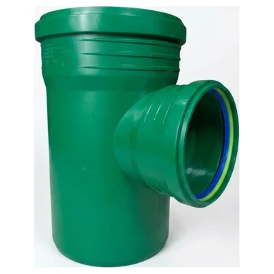 ::Трійник каналізаційний ASG R Line PP 160х110х87° зовнішній (Зелений)