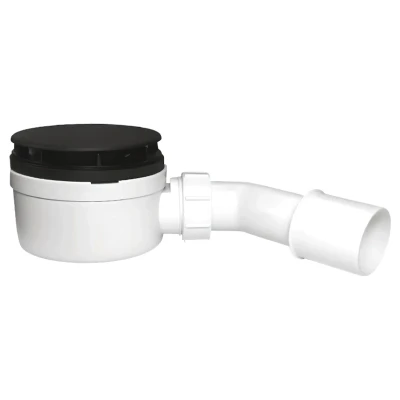 ::Сифон для піддону MCALPINE 40/50 d90mm h60mm чорний мат