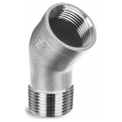 ::Кутник GEBO 1/2" ВЗ 45*  нержавійка