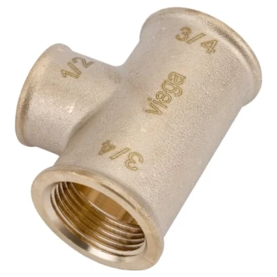 ::Трійник VIEGA 3/4" x 1/2" x 3/4"  ВВВ бронзовий (3130)