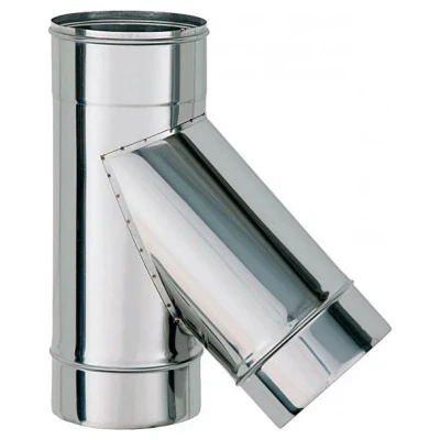 ::Трійник STALAR STANDART MONO AISI 304 ø150 45° 0,8 мм