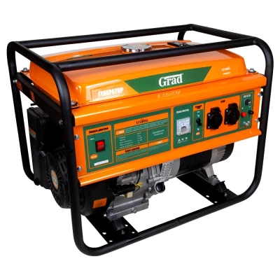 ::Генератор бензиновий GRAD (5.5 кВт, 220V, 4-тактний, Пуск: Ручний)
