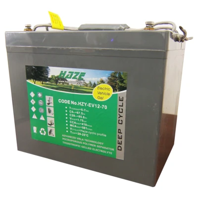 ::Акумуляторна батарея HAZE HZY-EV12-70 (12V-85,6Ah) гель