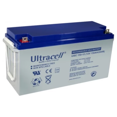 Аква-Дім::Акумуляторна батарея ULTRACELL UCG150-12 GEL, 12V 150Ah (329x172x218)