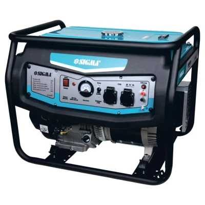 ::Генератор бензиновий SIGMA (5.5 кВт, 220V, 4-тактний, Пуск: Ручний)