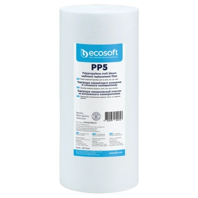 ::Картридж зі спіненого поліпропілену ECOSOFT для BB10 4,5"x10" 5 мкм
