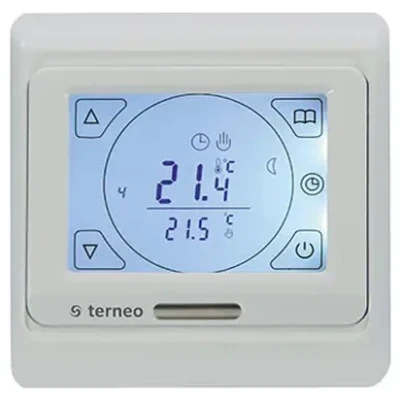 ::Терморегулятор TERNEO sen LED дисплей сенсорний 16А 3000ВА