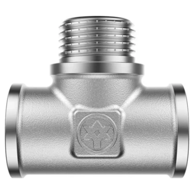 ::Трійник MIRAYA 1/2" ВЗВ нікель