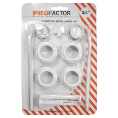 Аква-Дім::Комплект футорок PROFACTOR 1"х3/4" з кріпленням