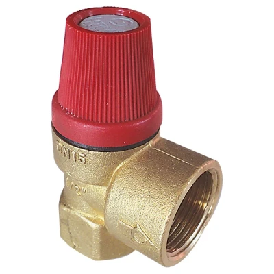::Запобіжний клапан HERZ 1/2"х3/4" 2,5 бар для котла потужністю до 75кВт