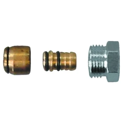 ::Фітинг з подвійним ущільнюючим кільцем та ізолюючою шайбою HERZ Зажим G 1/2", ущільнення під конус.