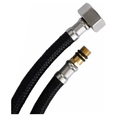 ::Шланг для змішувача AQUASTRONG NYLON M10x1/2"  1,0 м КШ (AS18100)