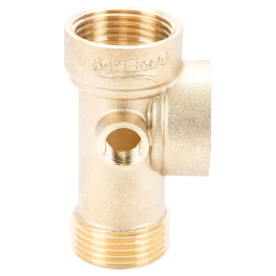 ::З'єднувач п'ятививідний AQUATICA 1"З×1"В×1"В×1/4"З×1/4"В 80 мм 180°