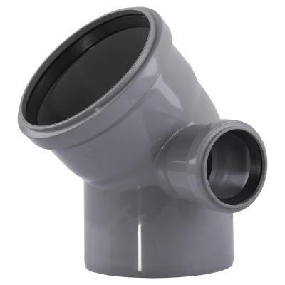 ::Коліно каналізаційне з відводом вправо SANIDUD ПП 110х50х45х90