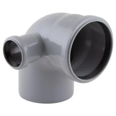 ::Коліно каналізаційне з відводом вліво ARMAKAN ВК ПП 110/50/90/90°