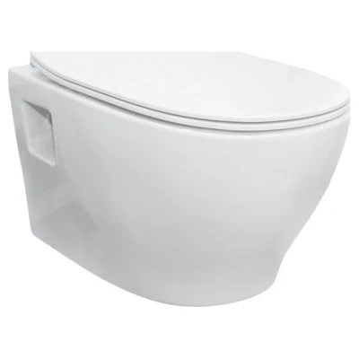 ::Унітаз підвісний IMPRESE ALBA Rimless із сидінням Soft Close дюропласт