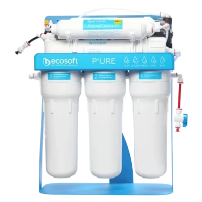 ::Фільтр зворотнього осмосу ECOSOFT PURE AquaCalcium з помпою на станині