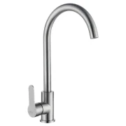 Змішувач для кухні INVENA IRON INOX сатин