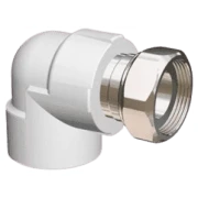 Коліно FV-PLAST 90° з накидною гайкою 20х3/4" В