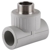 Трійник FV-PLAST з метал.різьбою зовнішній  20х1/2"х20