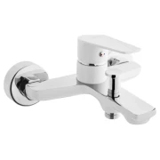 Змішувач для ванни INVENA DOKOS хром/білий