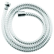 Шланг для душу INVENA Biflex 1,5м. прозорий/хром