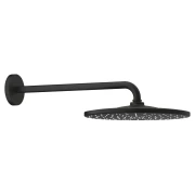 Верхнiй душ GROHE Tempesta 250 з кронштейном чорний мат