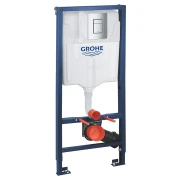 Інсталяційна система для унітазу 3 в 1 GROHE Rapid SL, кнопка хром