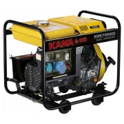 Генератор дизельний KAMA KDK7500C (5.0 кВт, 220/380V, 4-тактний, Пуск: Електростартер)
