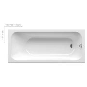Ванна акрилова RAVAK CHROME 170х75
