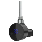 Тен до рушникосушки Onlyheat Agate Black 0,6кВт 1/2 з трійником прихований монтаж