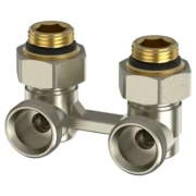 Вузол нижнього підключення ASG 1/2"x3/4" кутовий (10/60)