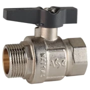 Кран кульовий ASG+ 1/2" ЗВ метелик (12/96)