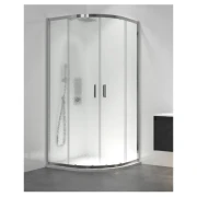 Душова кабіна KOLLER POOL Line ARC 900х900мм , хром,напівкругла,розсувна, скло 6мм grape