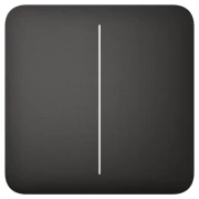 Кнопка AJAX SoloButton (2-gang) black