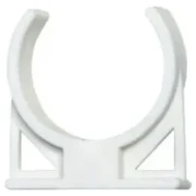Кліпса KAPLYA  одинарна 2 1/2" біла